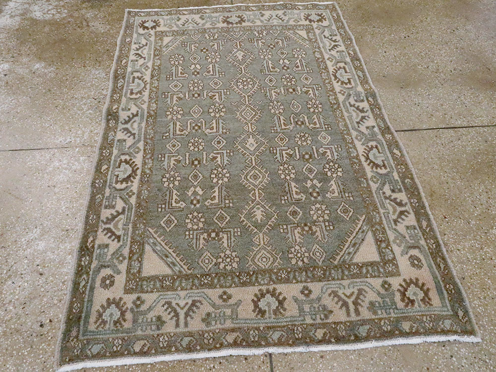 Vintage Persian Malayer Rug, No.25800 - Gsblank