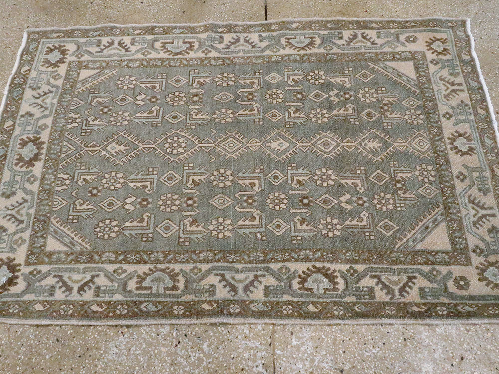 Vintage Persian Malayer Rug, No.25800 - Gsblank