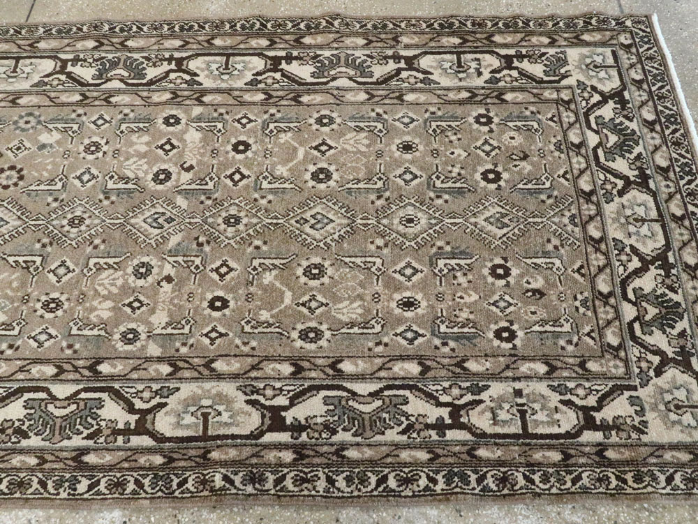 Vintage Persian Malayer Wide Gallery Runner, No.25803 - Gsblank