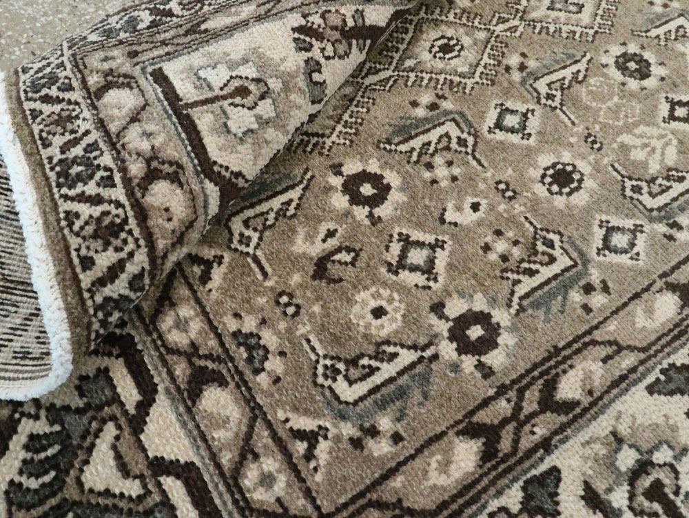 Vintage Persian Malayer Wide Gallery Runner, No.25803 - Gsblank