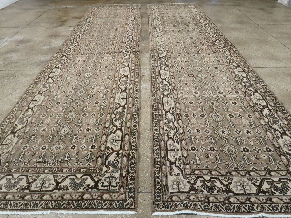Vintage Persian Malayer Wide Gallery Runner, No.25803 - Gsblank