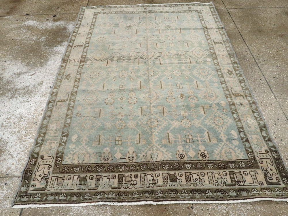 Vintage Persian Malayer Rug, No.25804 - Gsblank
