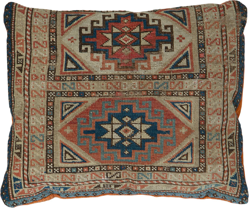 Antique Caucasian Kuba Pillow, No.25806 - Gsblank