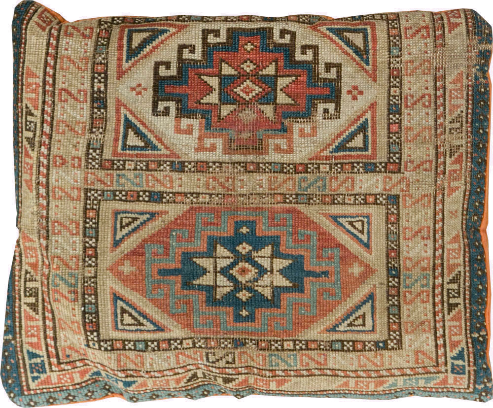 Antique Caucasian Kuba Pillow, No.25806 - Gsblank