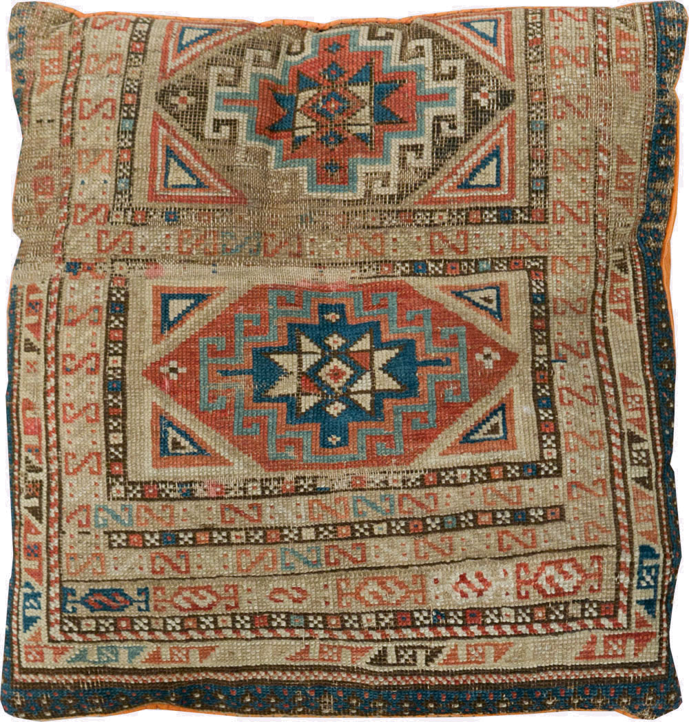 Antique Caucasian Kuba Pillow, No.25807 - Gsblank