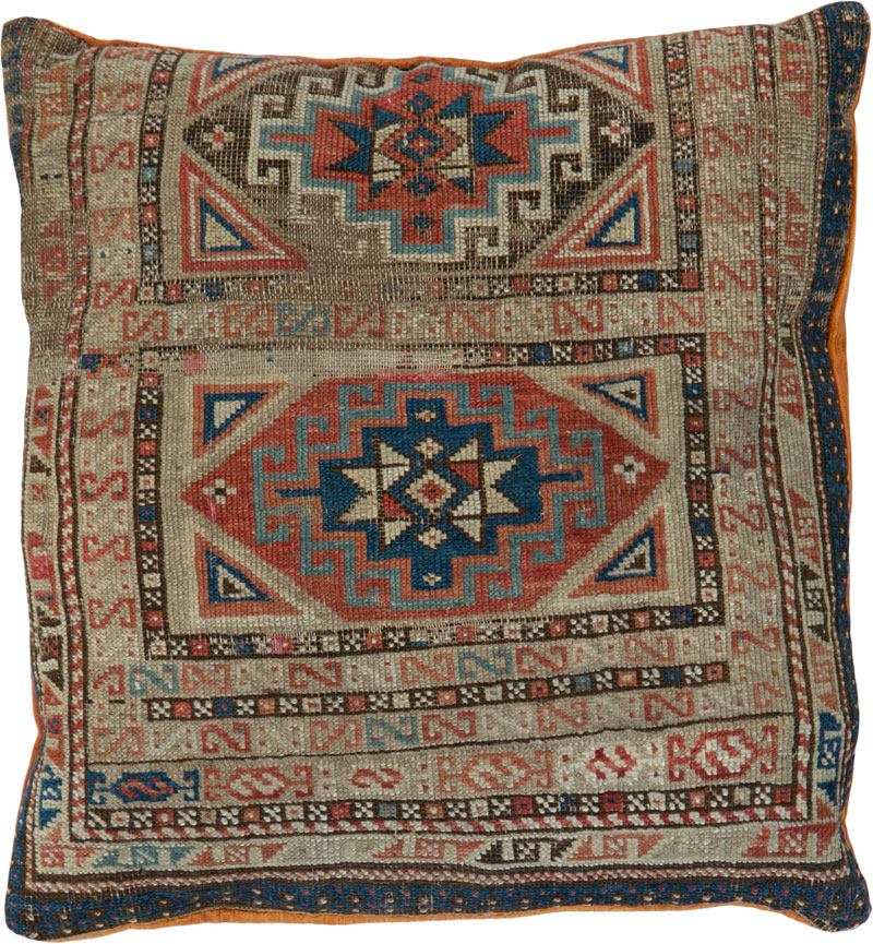 Antique Caucasian Kuba Pillow, No.25807 - Gsblank