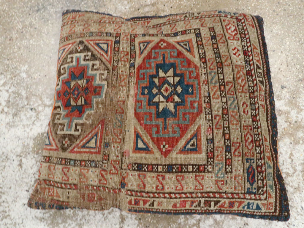 Antique Caucasian Kuba Pillow, No.25807 - Gsblank