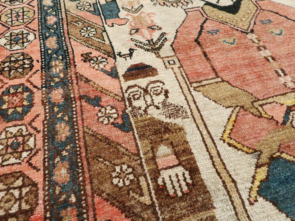 Antique Persian Pictorial Malayer Rug, No.25808 - Gsblank