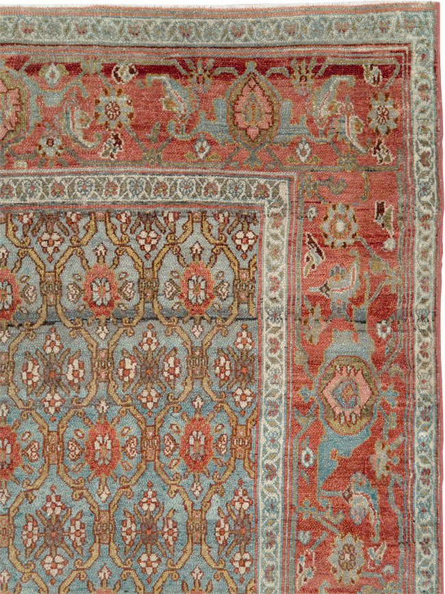 Antique Kurdish Gallery Carpet, No.25822 - Gsblank