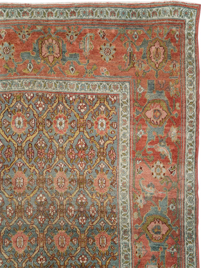 Antique Kurdish Gallery Carpet, No.25822 - Gsblank