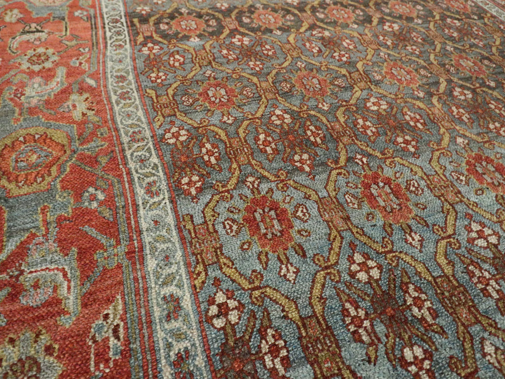 Antique Kurdish Gallery Carpet, No.25822 - Gsblank
