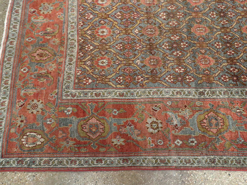 Antique Kurdish Gallery Carpet, No.25822 - Gsblank