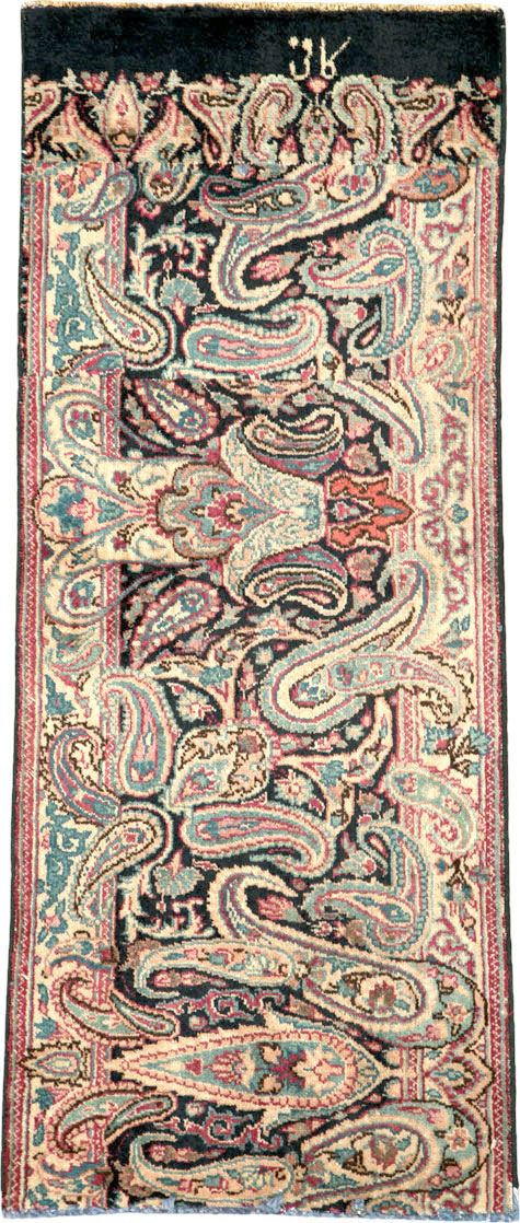 Vintage Persian Mashad Rug, No.25832 - Gsblank