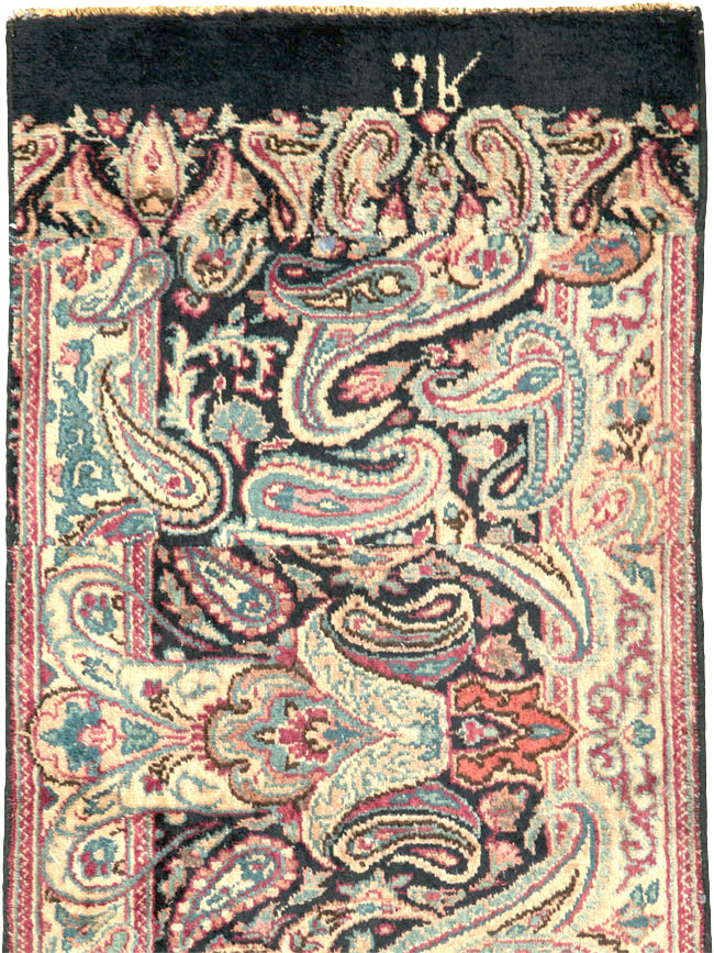 Vintage Persian Mashad Rug, No.25832 - Gsblank