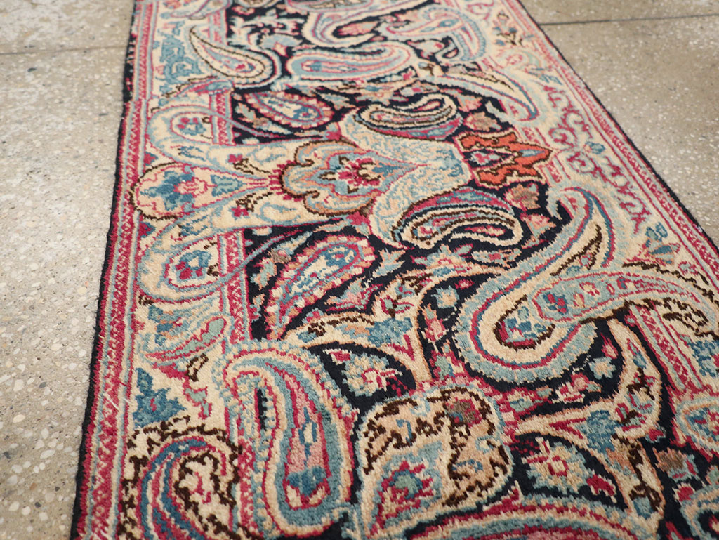 Vintage Persian Mashad Rug, No.25832 - Gsblank