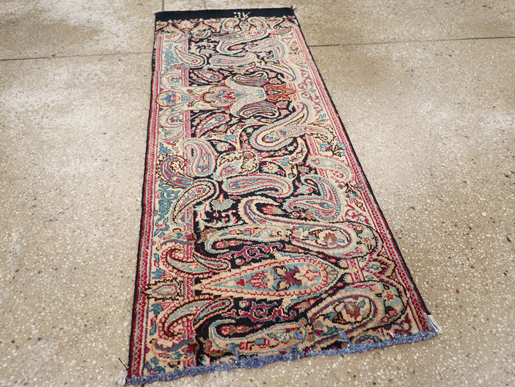 Vintage Persian Mashad Rug, No.25832 - Gsblank