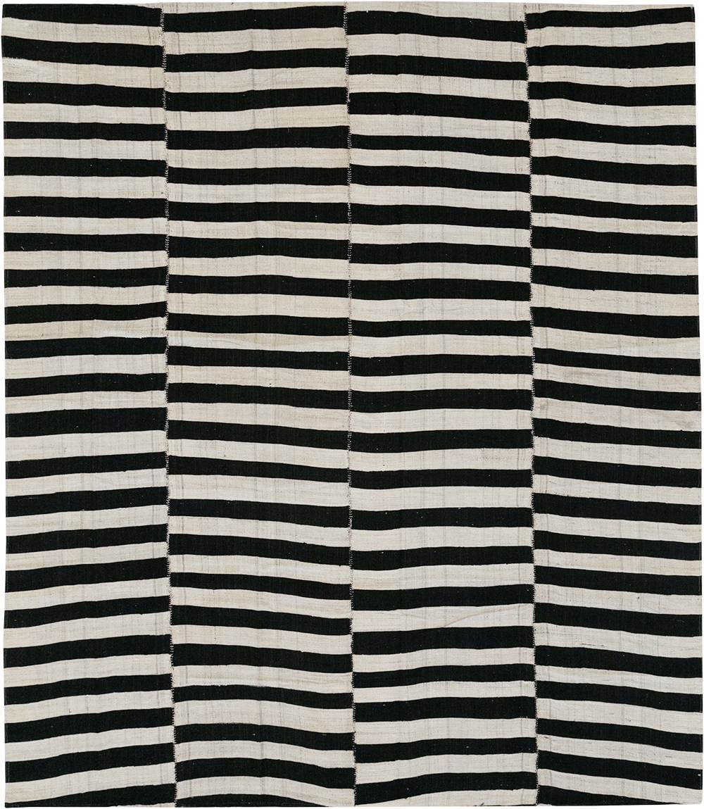 Vintage Persian Flatweave Kilim Accent Carpet, No.25840 - Gsblank