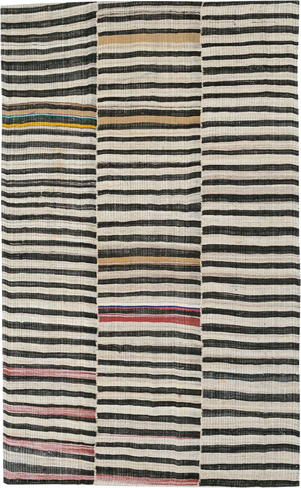 Vintage Persian Flatweave Kilim Accent Rug, No.25843 - Gsblank