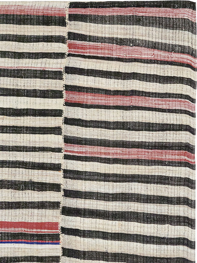 Vintage Persian Flatweave Kilim Accent Rug, No.25843 - Gsblank