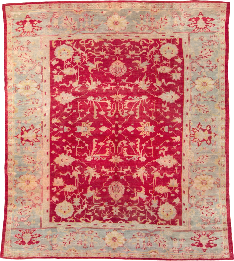 Antique Turkish Oushak Carpet, No.25853 - Gsblank
