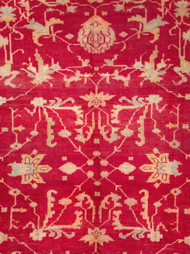 Antique Turkish Oushak Carpet, No.25853 - Gsblank
