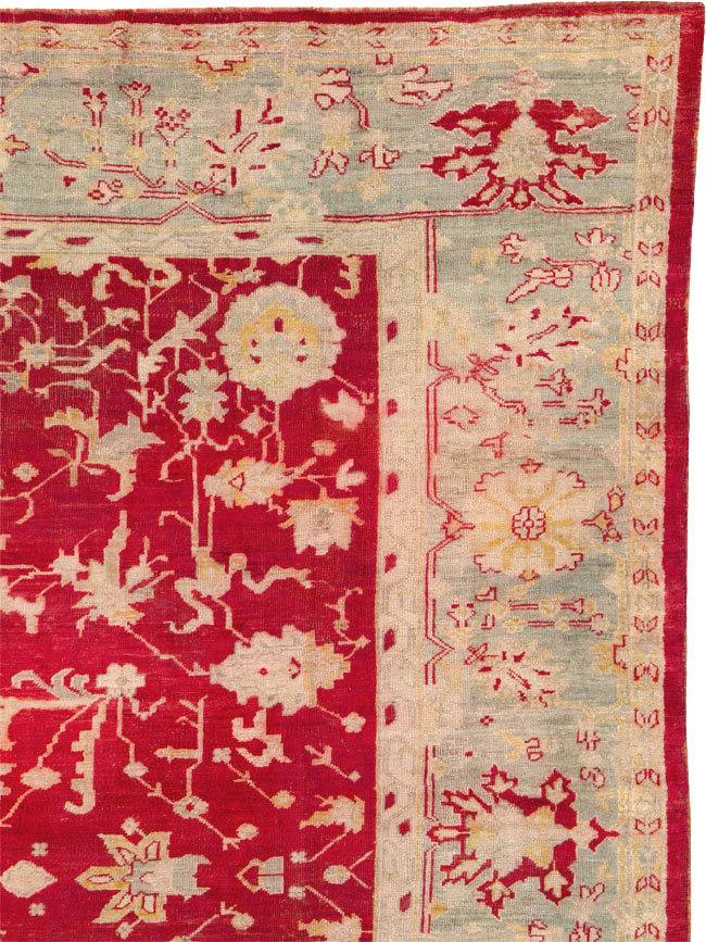 Antique Turkish Oushak Carpet, No.25853 - Gsblank