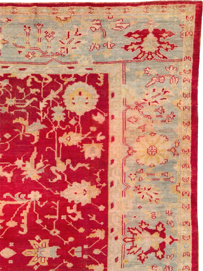 Antique Turkish Oushak Carpet, No.25853 - Gsblank