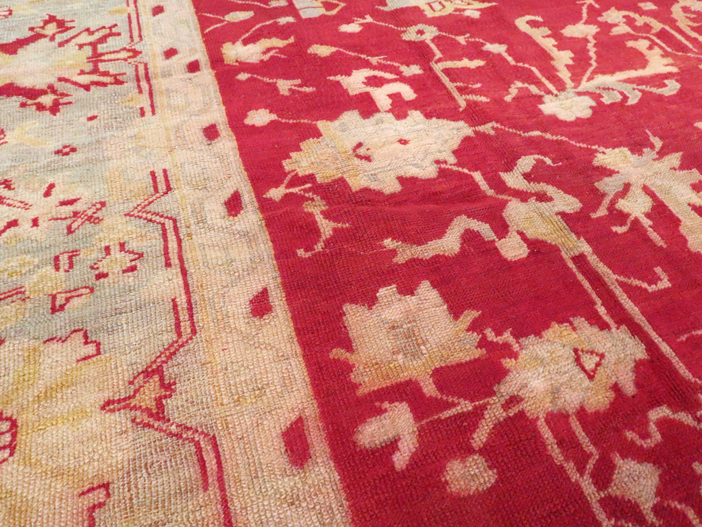 Antique Turkish Oushak Carpet, No.25853 - Gsblank