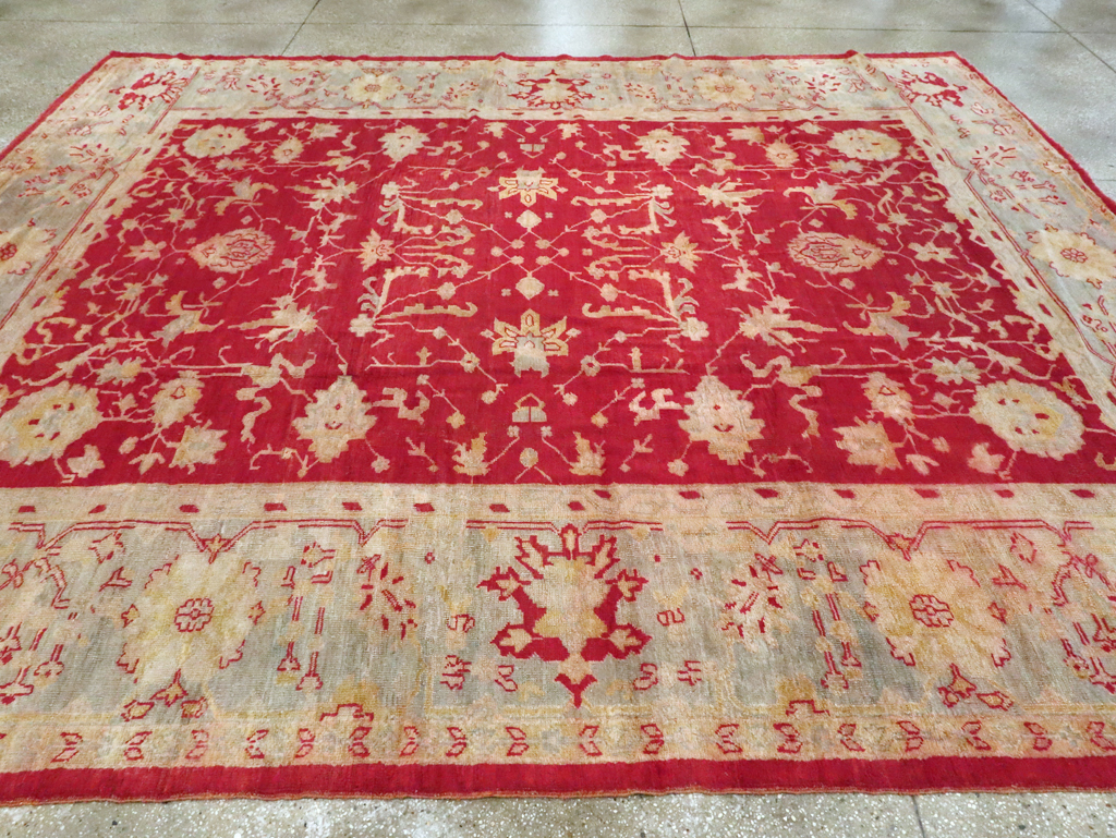 Antique Turkish Oushak Carpet, No.25853 - Gsblank