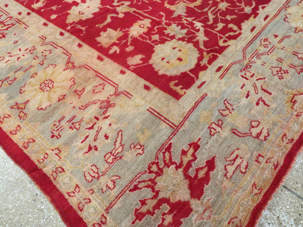 Antique Turkish Oushak Carpet, No.25853 - Gsblank