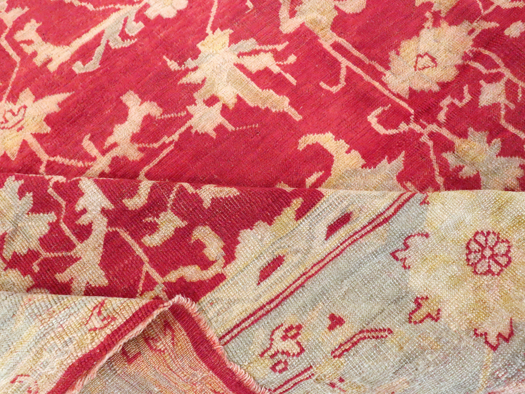 Antique Turkish Oushak Carpet, No.25853 - Gsblank