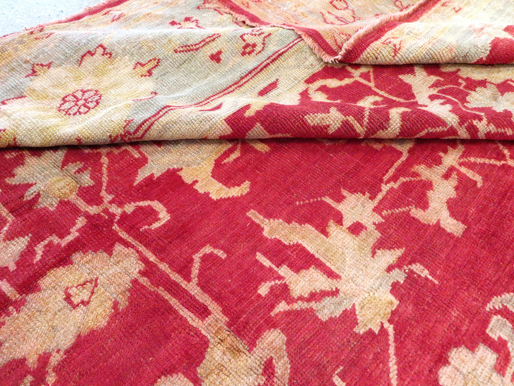 Antique Turkish Oushak Carpet, No.25853 - Gsblank