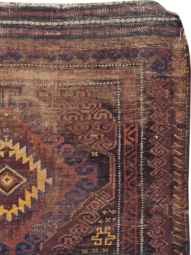 Vintage Afghan Baluch Rug, No.25860 - Gsblank