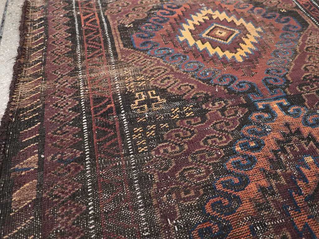 Vintage Afghan Baluch Rug, No.25860 - Gsblank