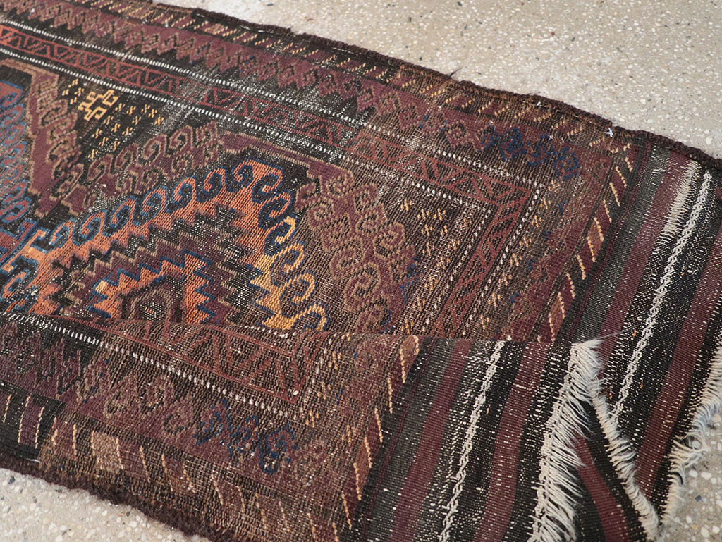 Vintage Afghan Baluch Rug, No.25860 - Gsblank