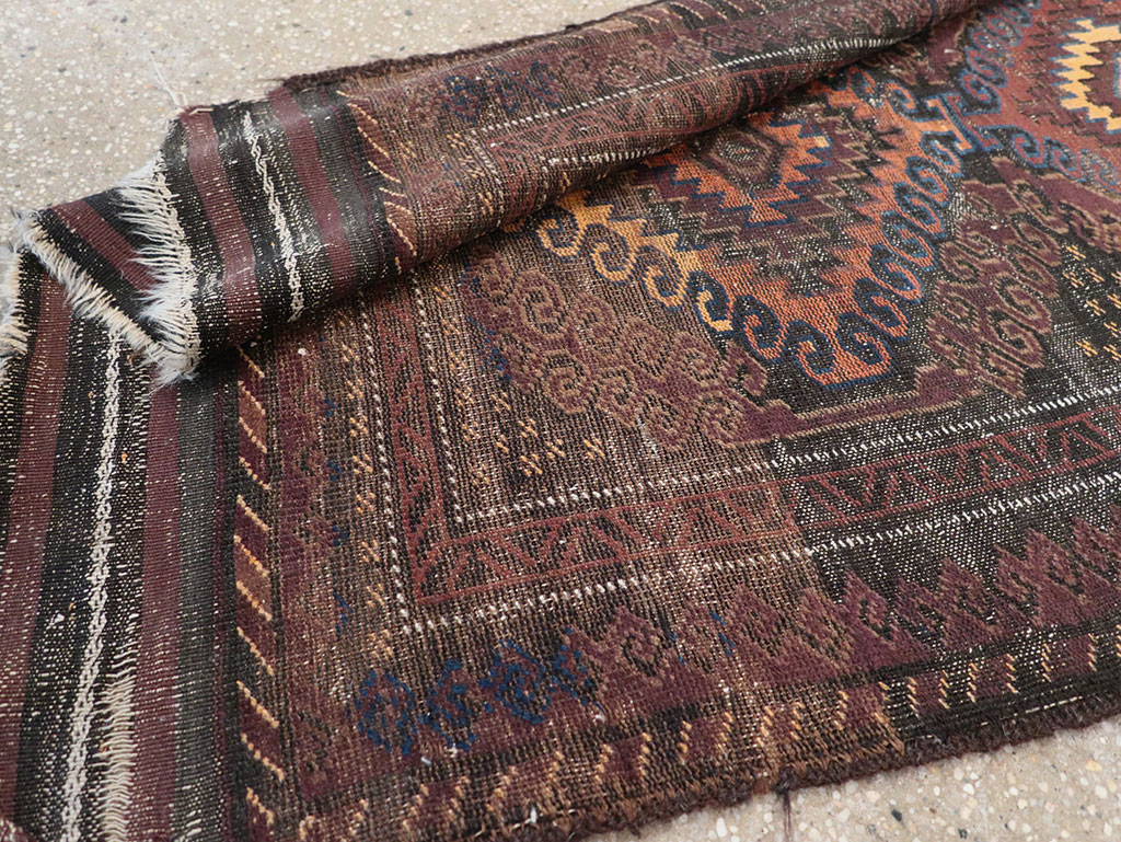 Vintage Afghan Baluch Rug, No.25860 - Gsblank