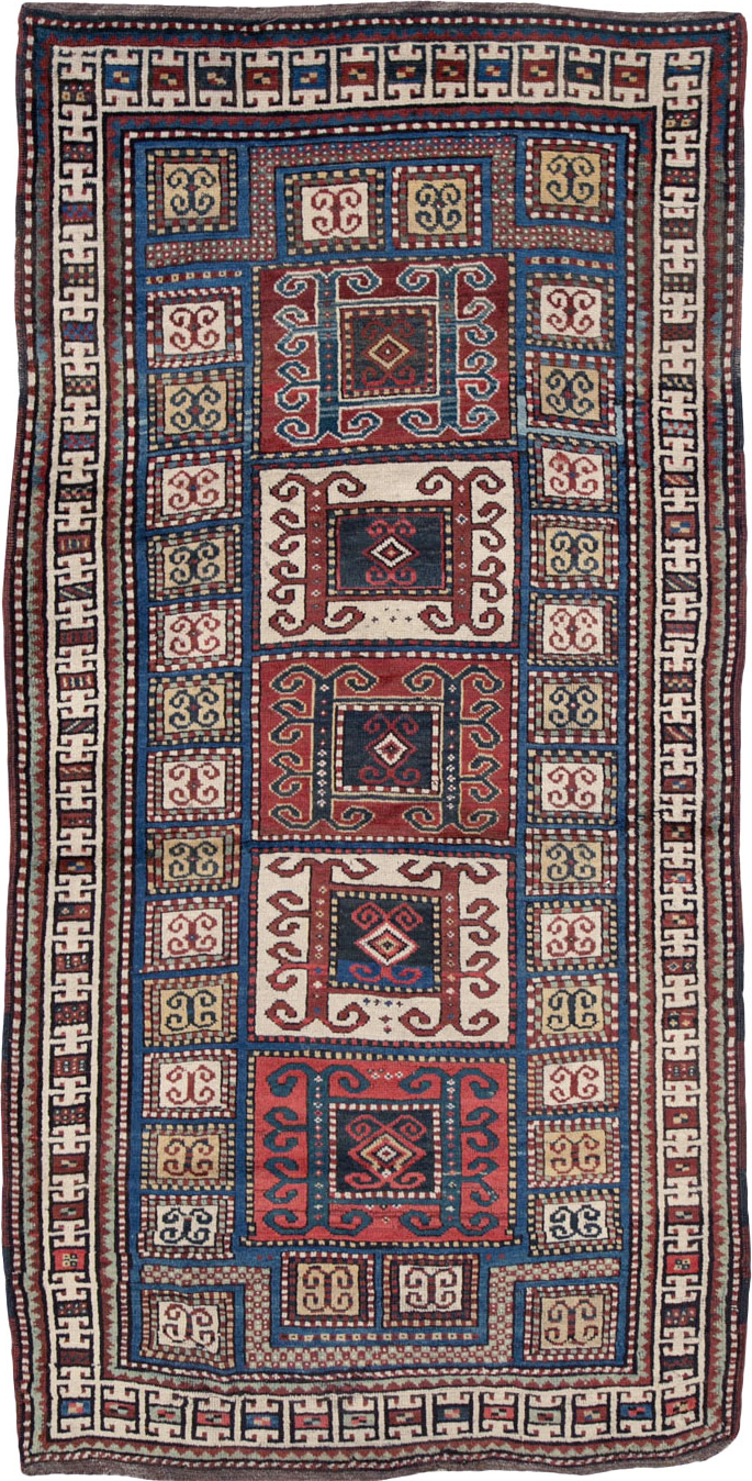 Antique Caucasian Kazak Rug, No.25877 - Gsblank