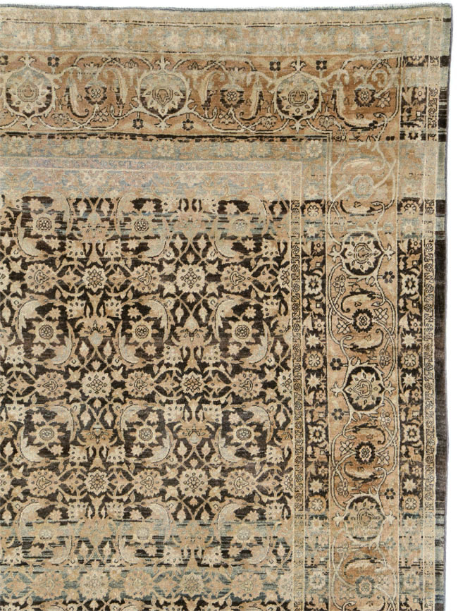 Antique Persian Lavar Kerman Carpet, No.25884 - Gsblank