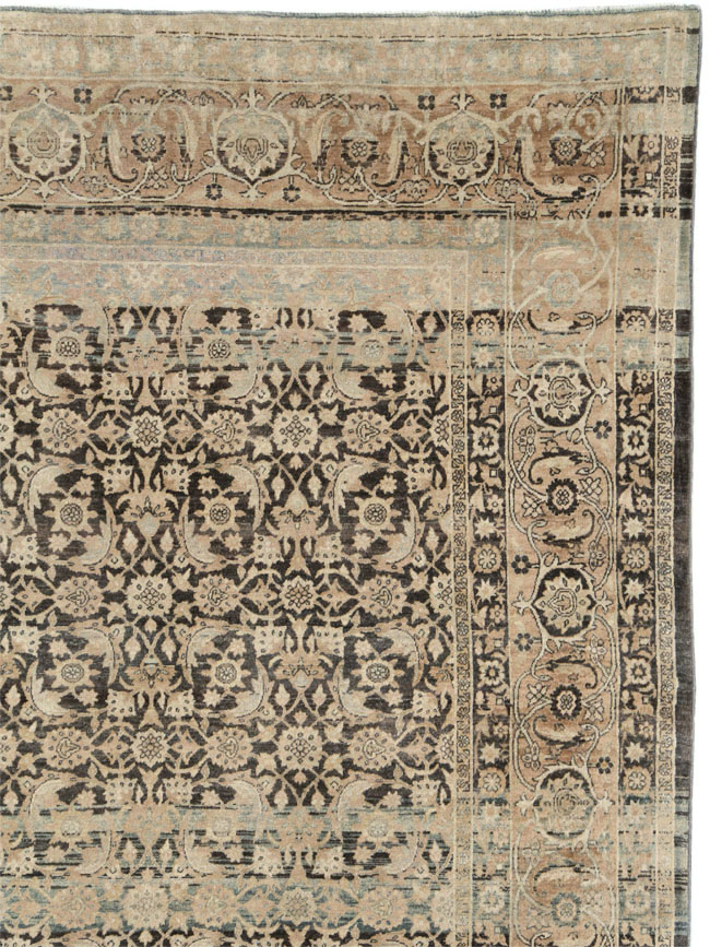 Antique Persian Lavar Kerman Carpet, No.25884 - Gsblank