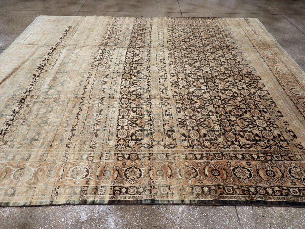 Antique Persian Lavar Kerman Carpet, No.25884 - Gsblank