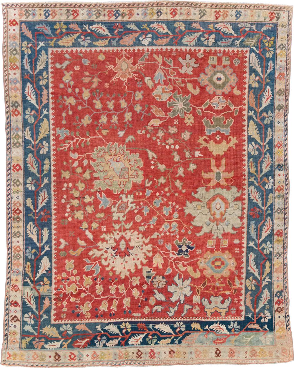 Antique Turkish Ghiordes Carpet, No.25885 - Gsblank