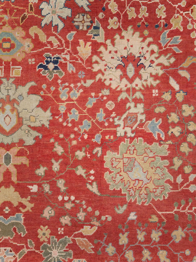 Antique Turkish Ghiordes Carpet, No.25885 - Gsblank