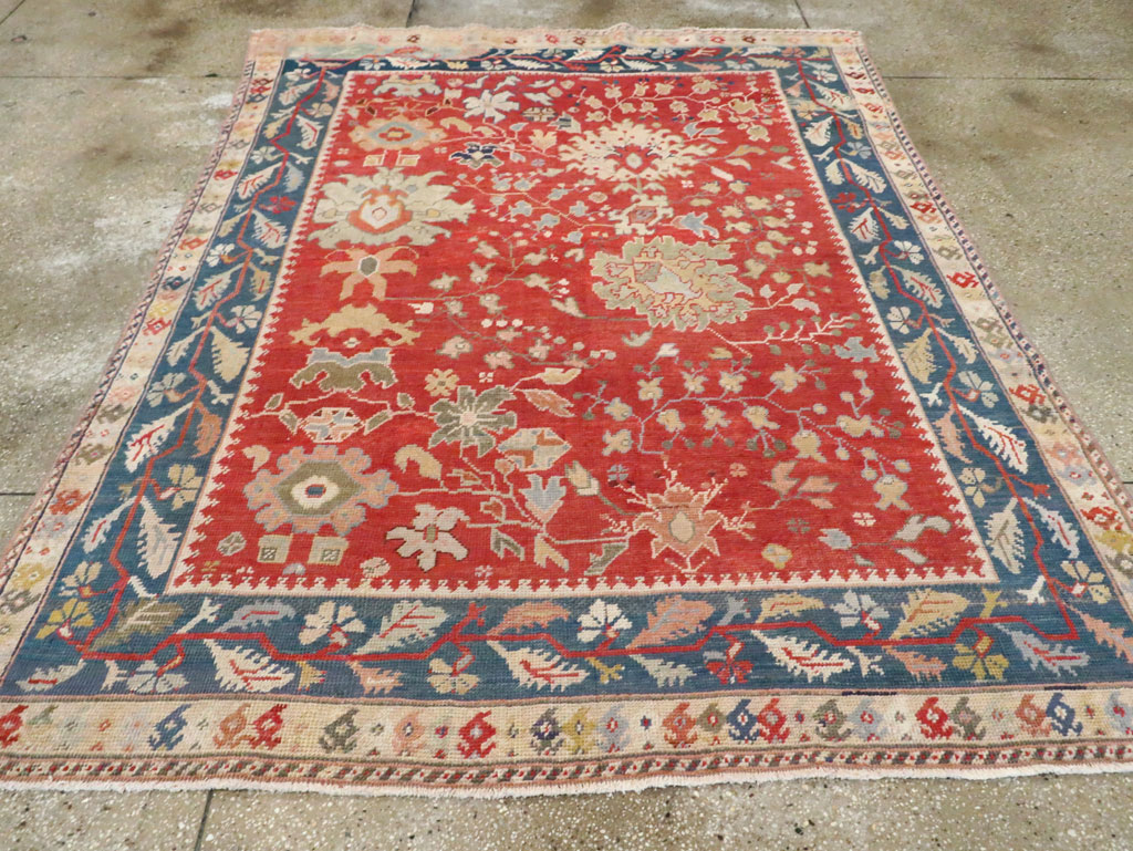 Antique Turkish Ghiordes Carpet, No.25885 - Gsblank