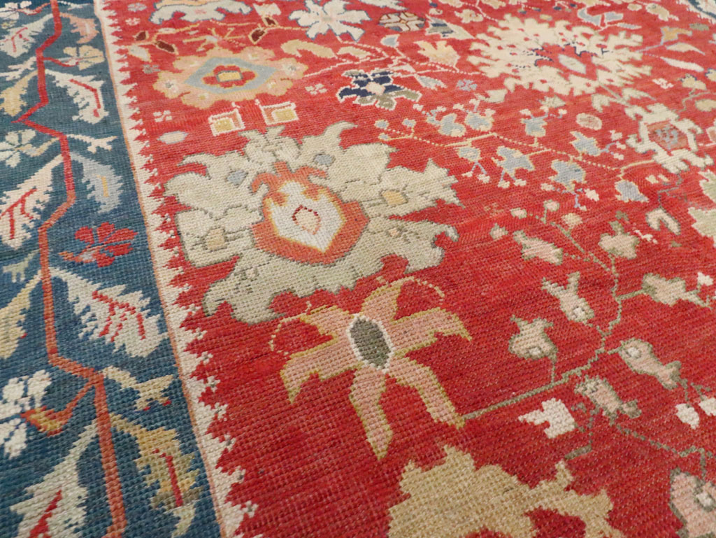 Antique Turkish Ghiordes Carpet, No.25885 - Gsblank