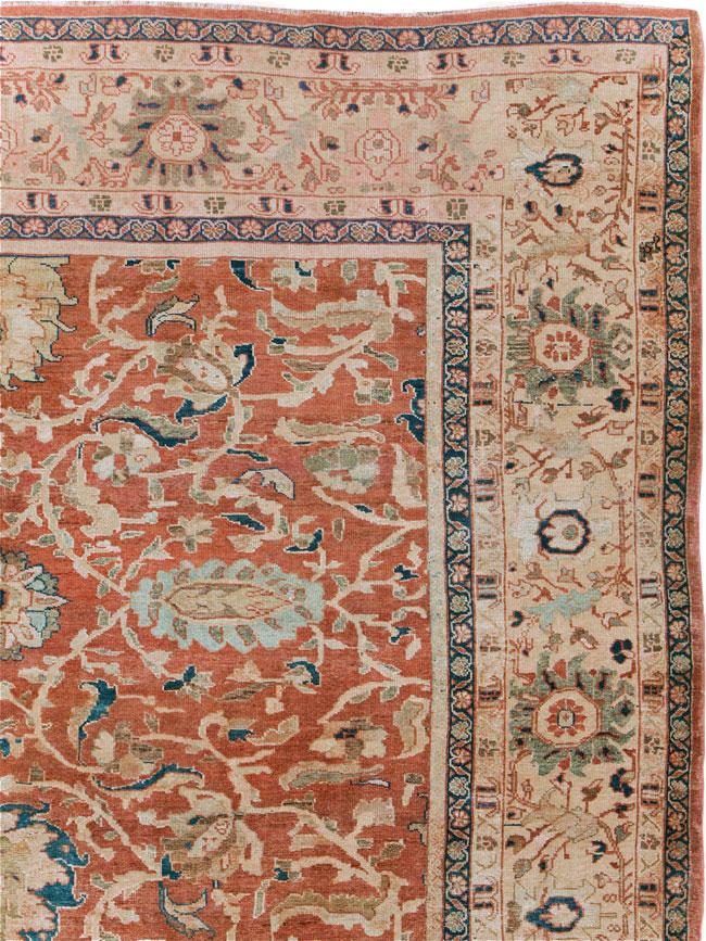 Antique Persian Mahal Large Carpet, No.25893 - Gsblank