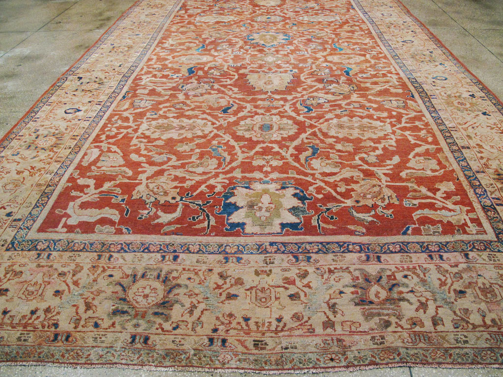 Antique Persian Mahal Large Carpet, No.25893 - Gsblank