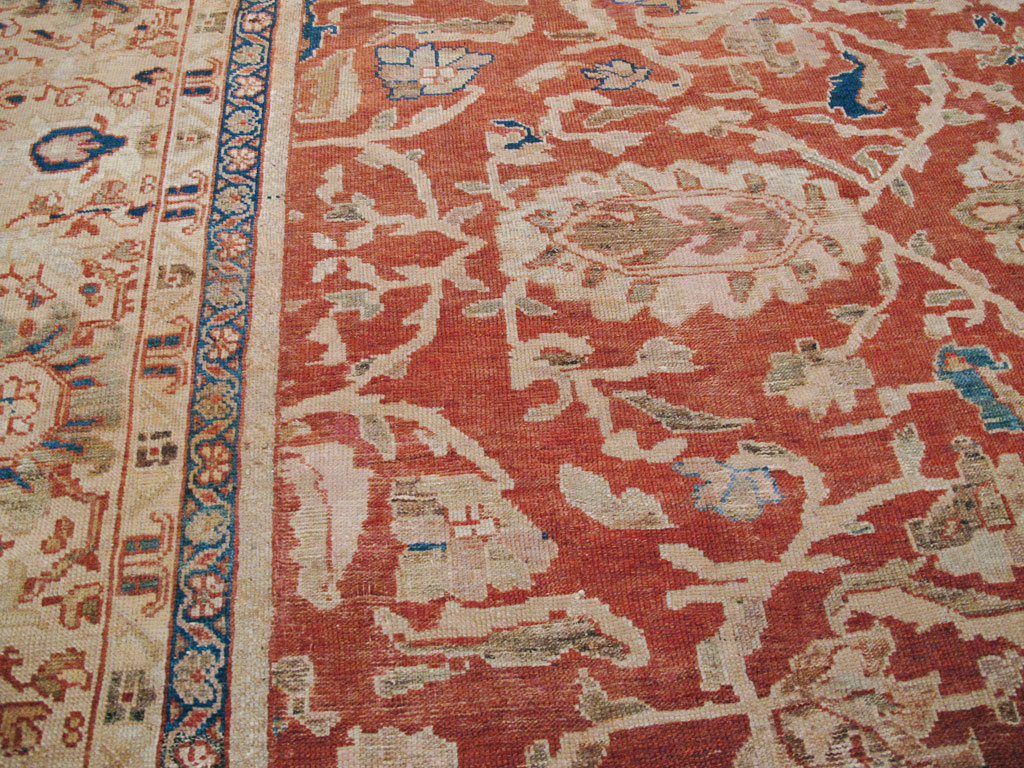 Antique Persian Mahal Large Carpet, No.25893 - Gsblank