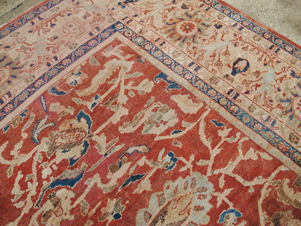 Antique Persian Mahal Large Carpet, No.25893 - Gsblank