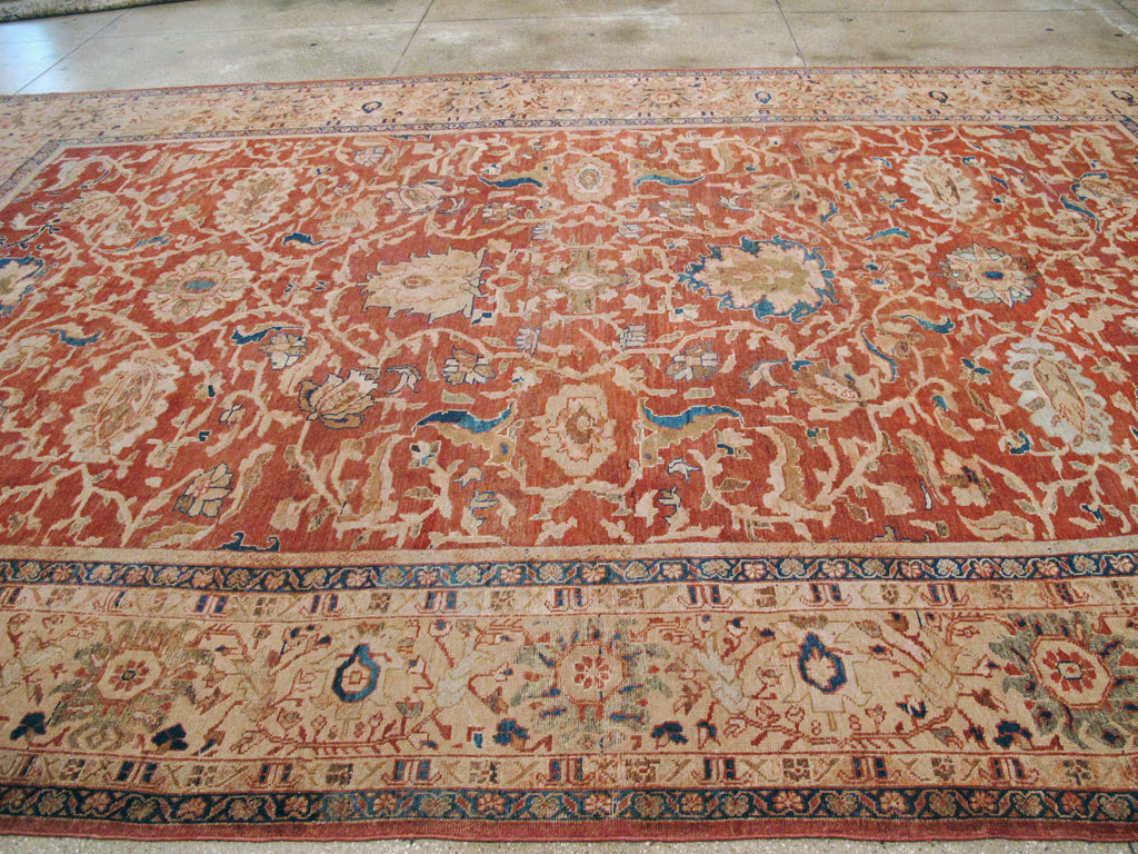 Antique Persian Mahal Large Carpet, No.25893 - Gsblank