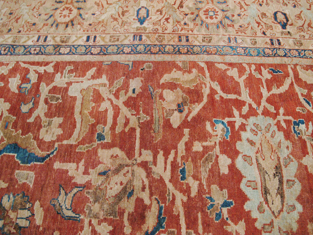 Antique Persian Mahal Large Carpet, No.25893 - Gsblank